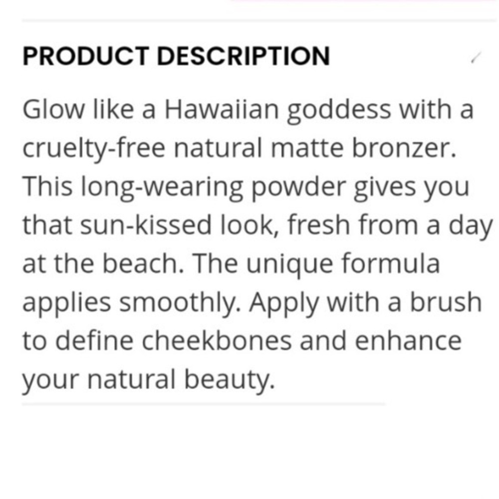 Hanalei Bronzer - Picture 4 of 4